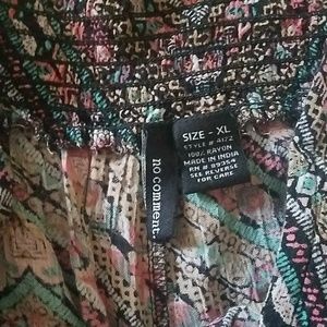 no comment. Pants - Multi color palazzo pants no comment. Pants - Multi color palazzo pants